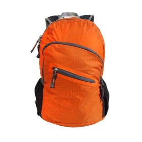 Portable Hiking Backpack Lightweight Travel Outdoor Camping Daypack (Color: Orange, Type: Backpack)